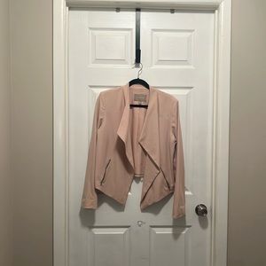 Banana Republic Soft Pink Drape Blazer size 12